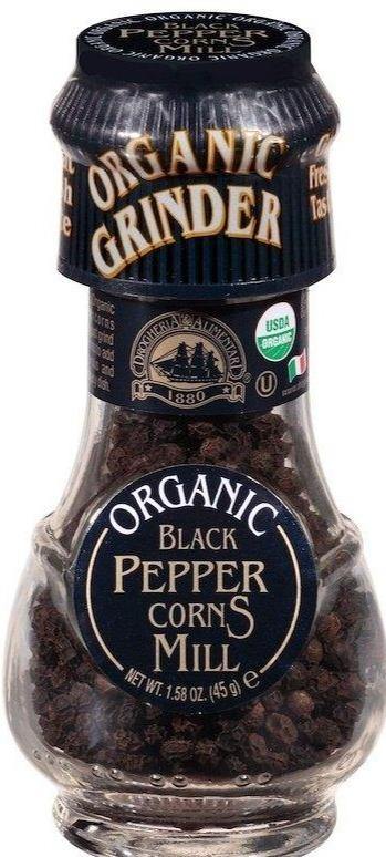 Drogheria & Alimentari, Organic Black Pepper Corns Mill, 45 g - Mom it KeTo Go