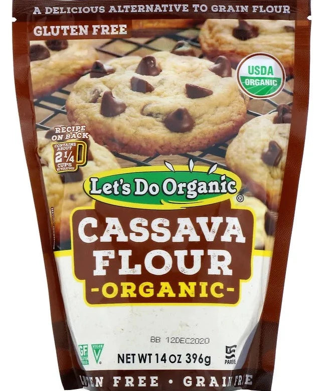 Edward & Sons, Let's Do Organic, Organic Cassava Flour, 396 g - Mom it KeTo Go