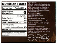 Four Sigmatic, Adaptogen Keto Coffee Mix with Ashwagandha, Balance, Medium Roast, 10 Packets, 2.5 g Each - Mom it KeTo Go