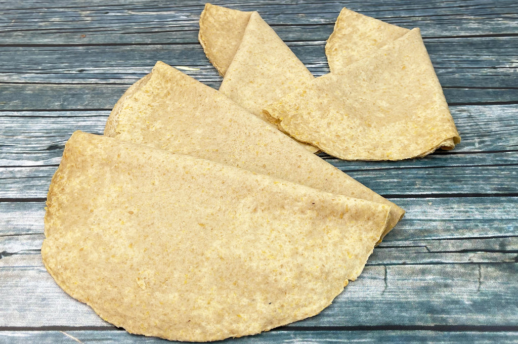Keto Bread Golden Flaxseed Wrap - Gluten Free (4 pcs) - خبز الصاج الكيتوني خالي من الجلوتين - Mom it KeTo Go