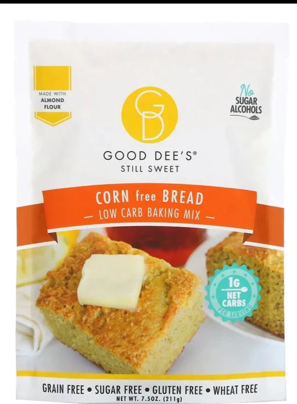 Good Dee's, KETO, Gluten Free, Grain Free, Sugar Free, Low Carb Baking Mix, Corn Free Bread, 211g - Mom it KeTo Go