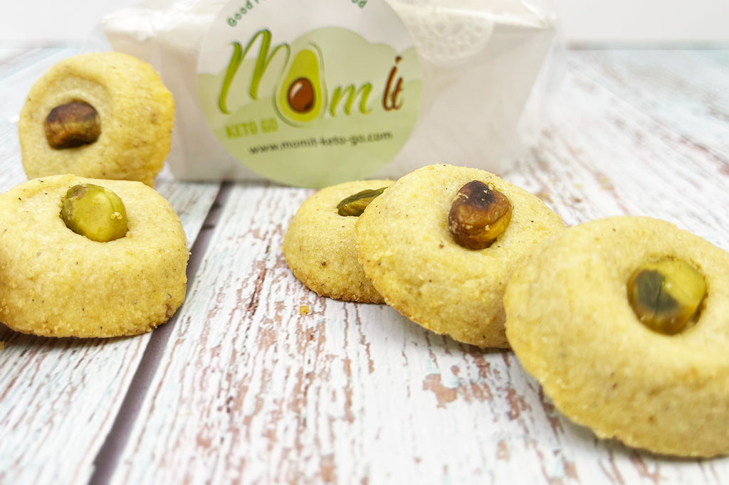 Ghraybeh Keto 5 pcs (Middle Eastern Shortbread Keto Cookies) - غريبة الكيتو بالهيل 5 حبات - Mom it KeTo Go
