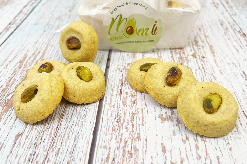 Ghraybeh Keto 5 pcs (Middle Eastern Shortbread Keto Cookies) - غريبة الكيتو بالهيل 5 حبات - Mom it KeTo Go