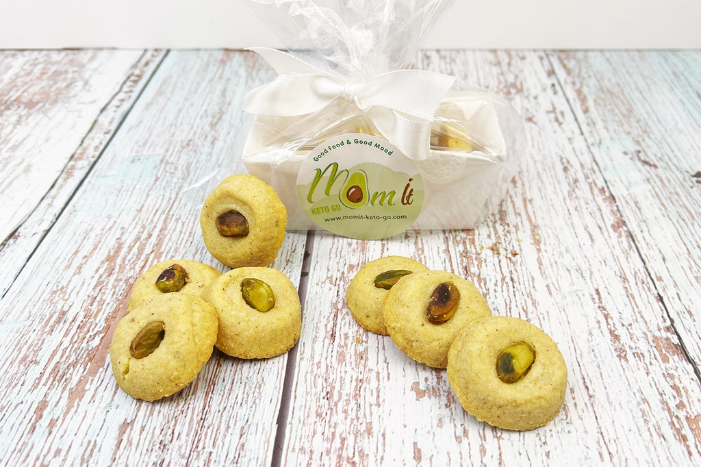 Ghraybeh Keto 5 pcs (Middle Eastern Shortbread Keto Cookies) - غريبة الكيتو بالهيل 5 حبات - Mom it KeTo Go