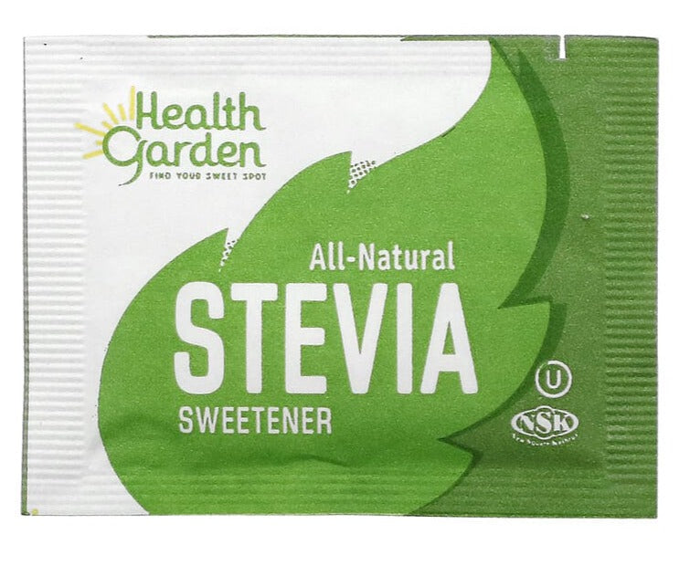Health Garden, All-Natural Stevia Sweetener, 100 Packets, 1 g Each - Mom it KeTo Go