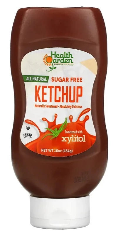 Health Garden, All Natural, Sugar Free, Gluten Free Ketchup, 454 g - Mom it KeTo Go