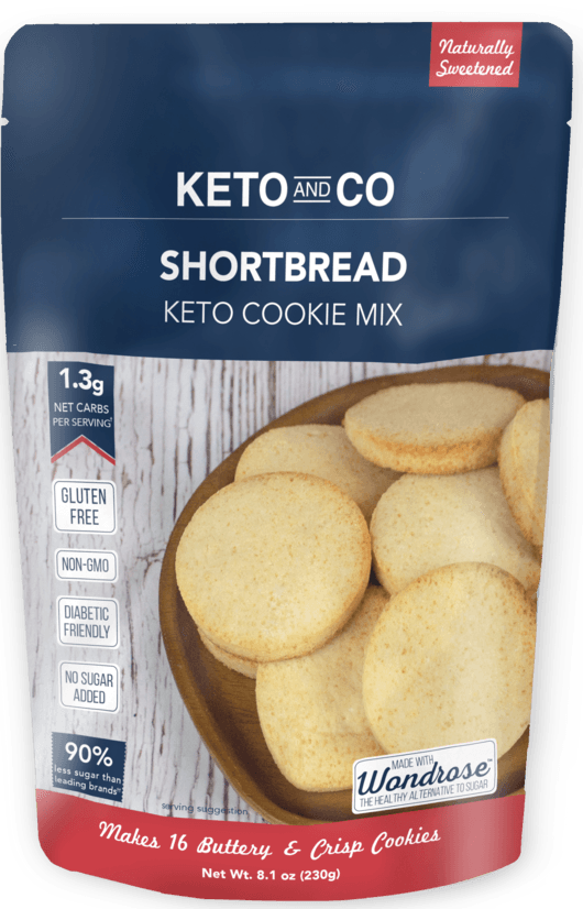 Keto and Co, Shortbread, Keto Cookie Mix, 230g - Mom it KeTo Go