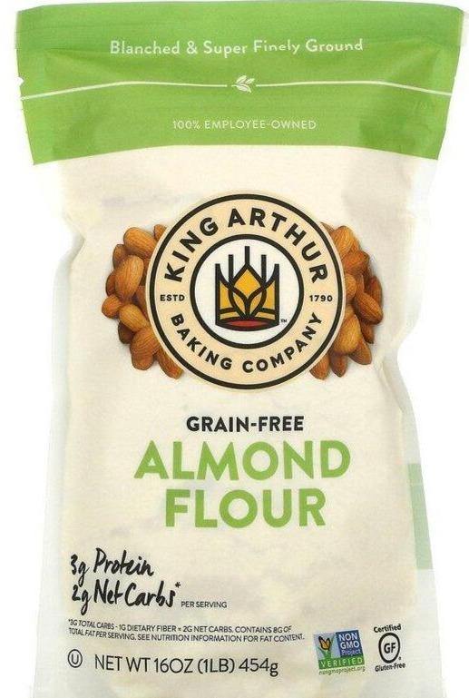King Arthur Flour, Almond Flour, Grain-Free, 454 g - Mom it KeTo Go
