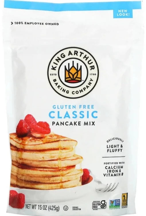 King Arthur Flour, Classic Pancake Mix, Gluten Free, 425 g - Mom it KeTo Go