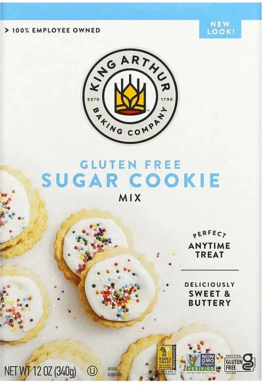 King Arthur, Gluten Free, Sugar Cookie Mix, 340 g - Mom it KeTo Go