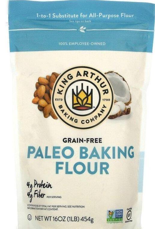 King Arthur Flour, Paleo Baking Flour, Grain-Free, 454 g - Mom it KeTo Go