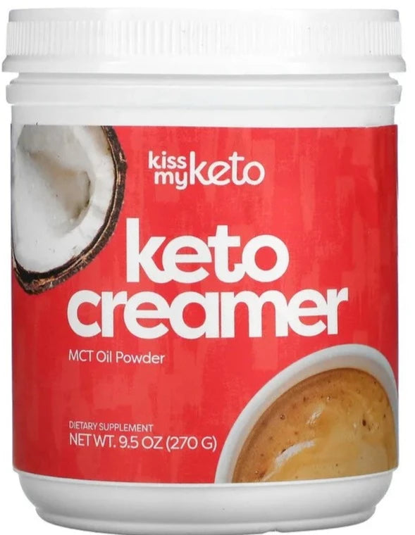 Kiss My Keto, Keto Creamer MCT Oil Powder, 270 g - Mom it KeTo Go