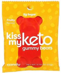 Kiss My Keto, Keto Gummy Bears, Fruity, 23g - Mom it KeTo Go