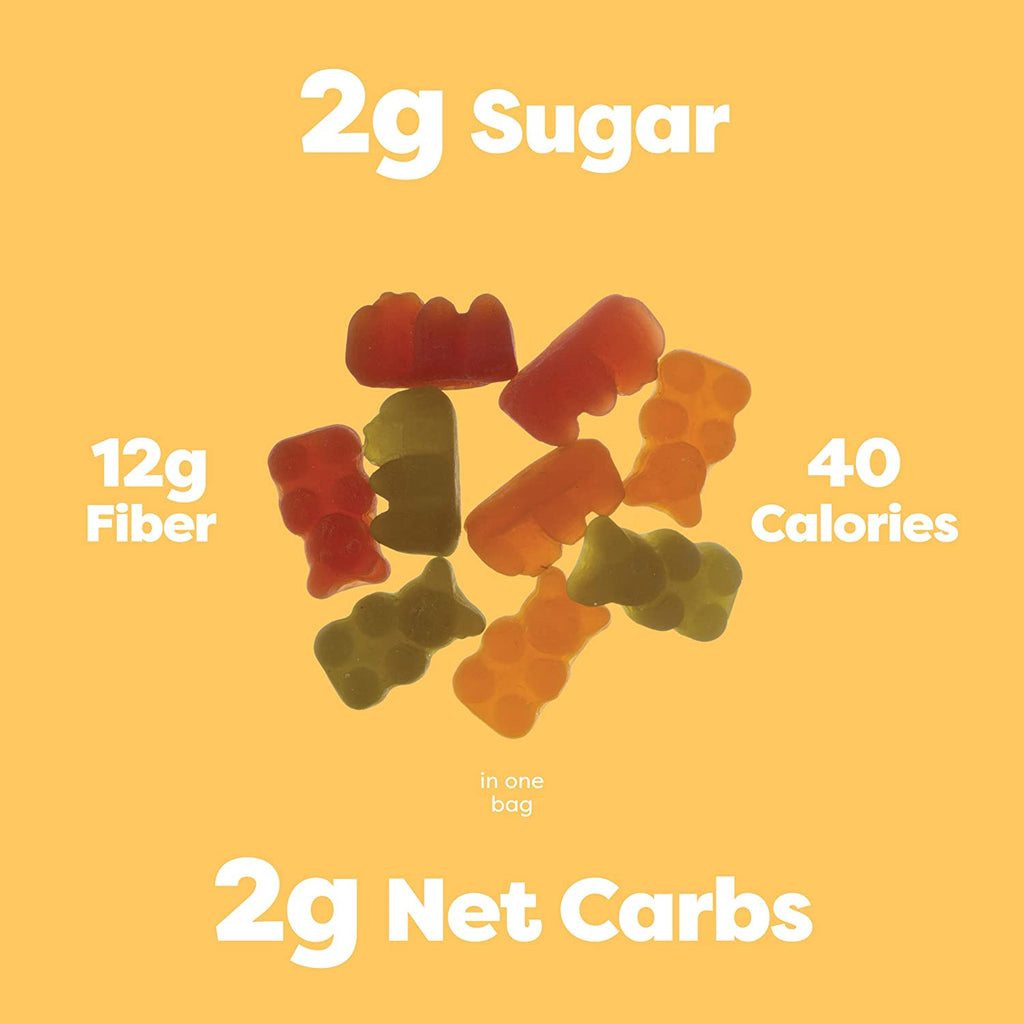 Kiss My Keto, Keto Gummy Bears, Fruity, 23g - Mom it KeTo Go