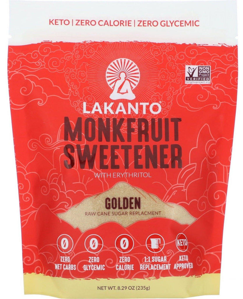 Lakanto, Monkfruit Sweetener with Erythritol, Golden 235 g - Mom it KeTo Go
