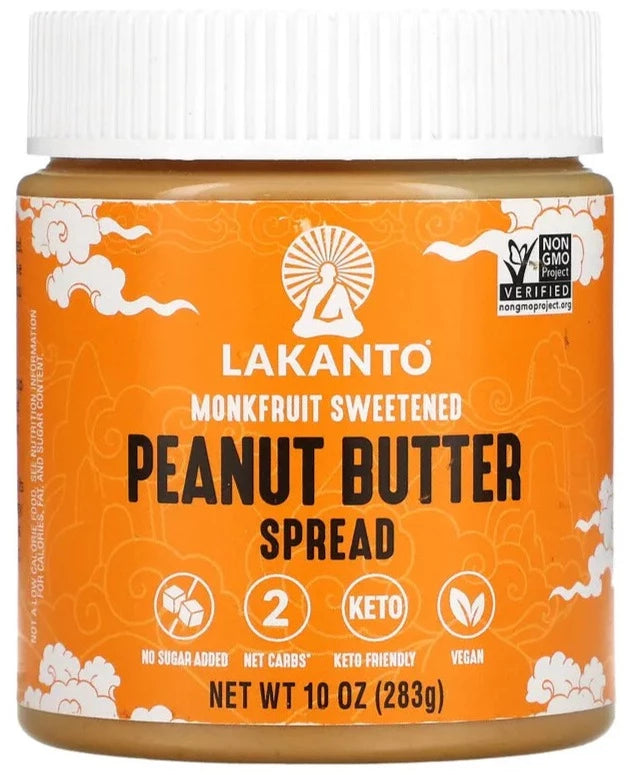 Lakanto, Keto Peanut Butter Spread, 283 g - Mom it KeTo Go