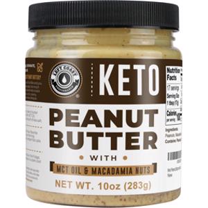 Left Coast Performance, Keto, Peanut Butter with MCT Oil & Macadamia Nuts, 283 g - Mom it KeTo Go