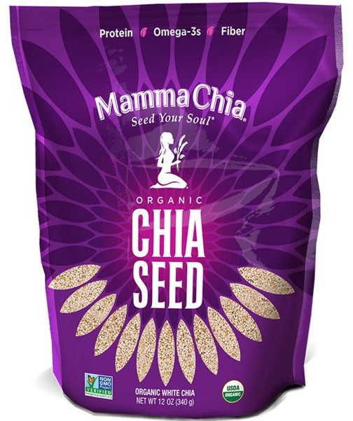 Mamma Chia, Organic White Chia Seed, 340 g - Mom it KeTo Go