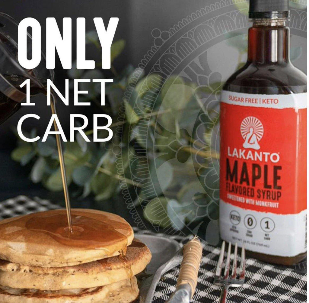 Lakanto, Monkfruit Sweetened Maple Flavored Syrup (384 ml) - Mom it KeTo Go