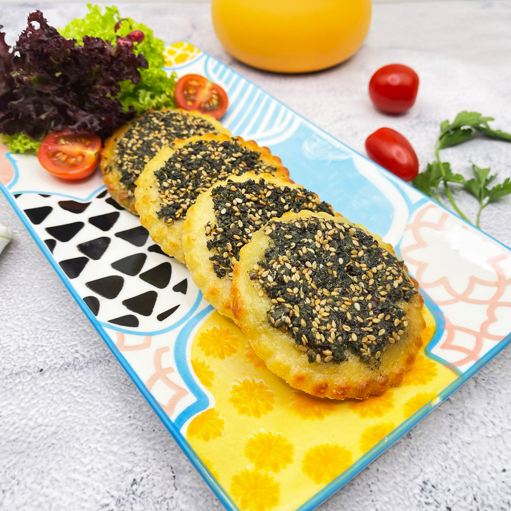 Mini Gluten Free Keto Zaatar Manakeesh (4 pieces) - Mom it KeTo Go