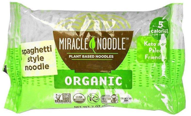 Miracle Noodle, Organic Spaghetti Style Noodle, 200 g - Mom it KeTo Go