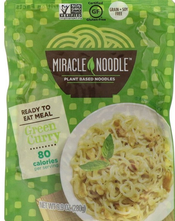 Miracle Noodle, Ready-to-Eat Meal, Green Curry, 280 g - Mom it KeTo Go