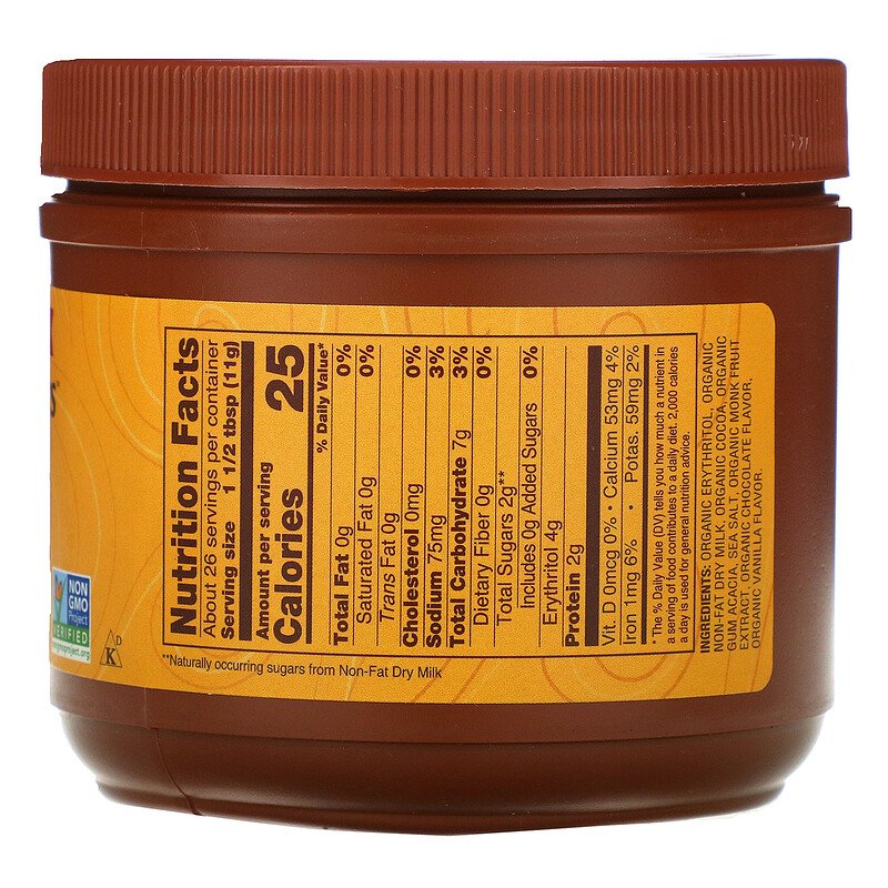 NOW Foods, Real Food, Cocoa Lovers, Organic Slender Hot Cocoa, 284 g - Mom it KeTo Go