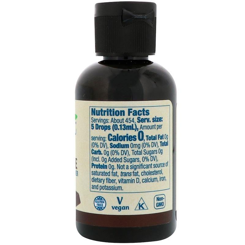 Now Foods, Better Stevia, Keto, Vegan, Zero-Calorie Liquid Sweetener, Dark Chocolate, 59 ml - Mom it KeTo Go