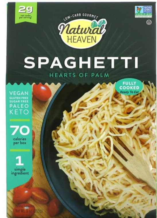 Natural Heaven, Hearts of Palm, KETO, Low Carb Spaghetti, 255 g - Mom it KeTo Go