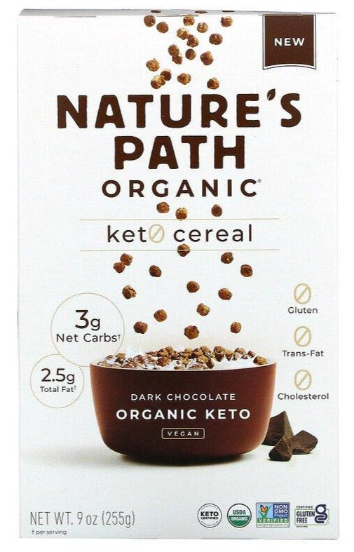 Nature's Path, Organic Keto Cereal, Dark Chocolate, 255 g - Mom it KeTo Go