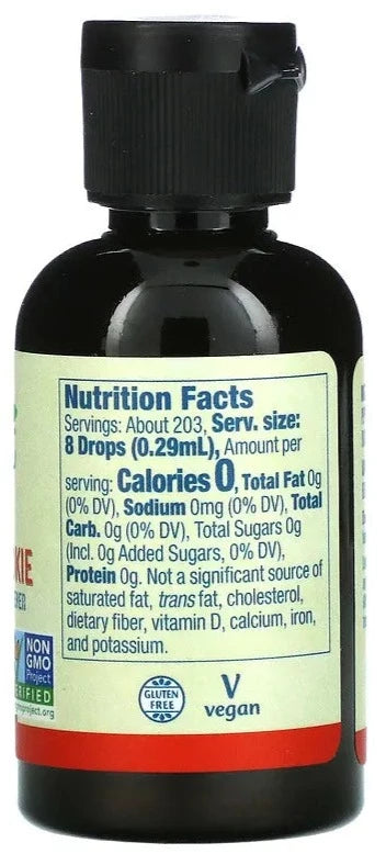 Now Foods, Better Stevia, Keto, Vegan, Zero-Calorie Liquid Sweetener, Peppermint Cookie, 59 ml - Mom it KeTo Go
