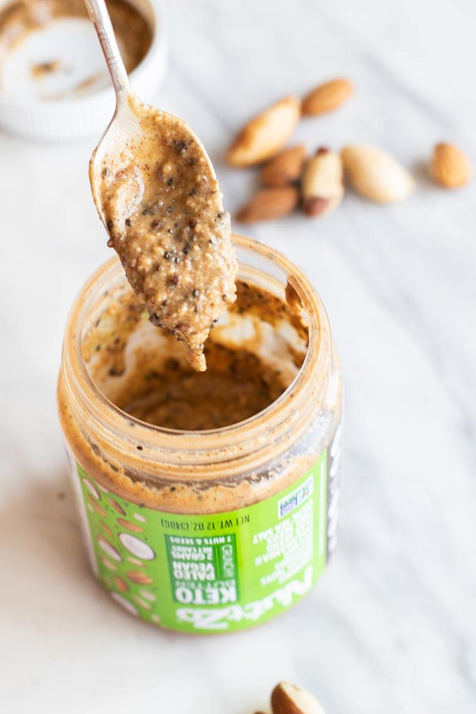 Nuttzo, Keto Butter, 7 Nuts & Seeds, Crunchy, 340 g - Mom it KeTo Go