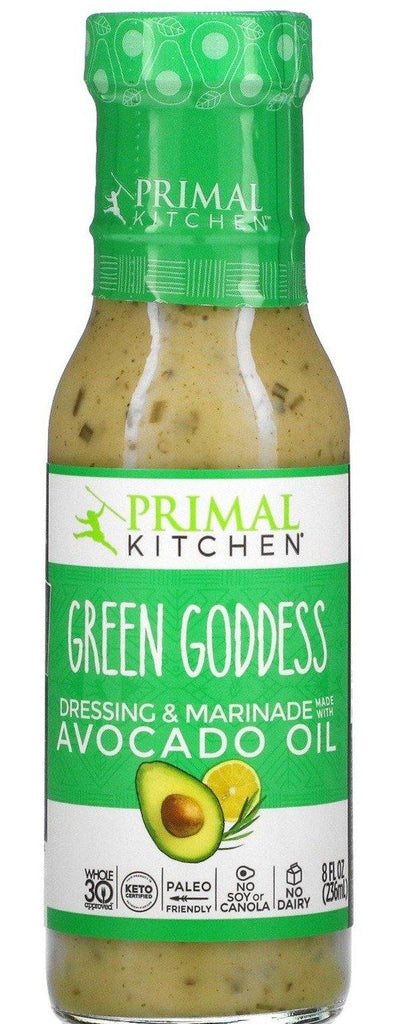 Primal Kitchen, Green Goddess Dressing & Marinade Made with Avocado Oil, 236 ml - Mom it KeTo Go