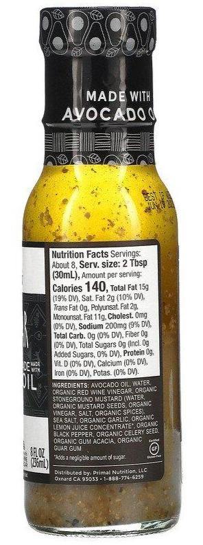 Primal Kitchen, Oil & Vinegar, Vinaigrette & Marinade Made With Avocado Oil, 236 ml - Mom it KeTo Go
