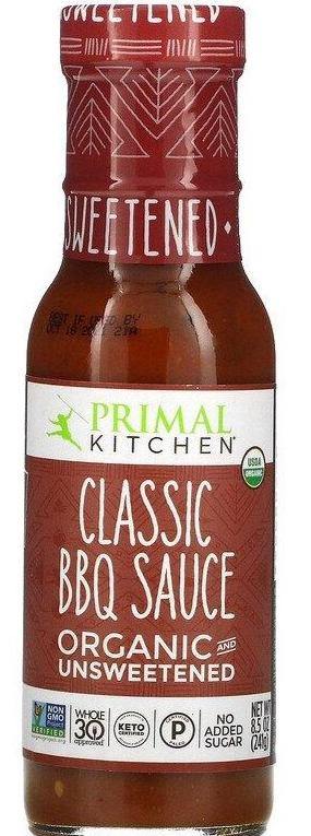 Primal Kitchen, Organic Classic BBQ Sauce, Unsweetened, 241 g - Mom it KeTo Go