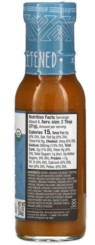 Primal Kitchen, Organic Golden BBQ Sauce, Unsweetened, 241 g - Mom it KeTo Go