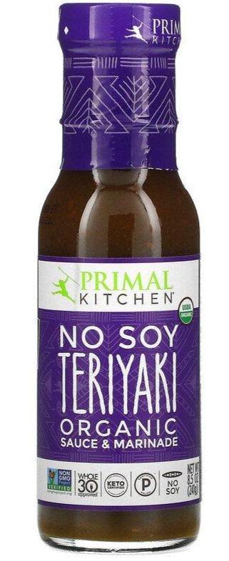 Primal Kitchen, Organic No Soy Teriyaki Sauce & Marinade, 241 g - Mom it KeTo Go