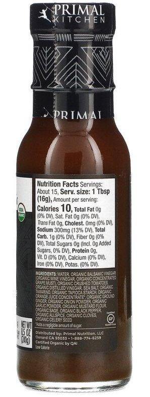 Primal Kitchen, Organic Steak Sauce, Sugar Free, 241 g - Mom it KeTo Go