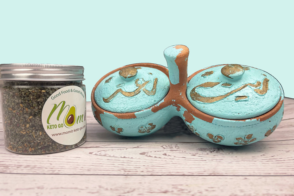 Za'atar KETO - Free of Wheat and Chickpeas Baladai 80g - زعتر بلدي كيتو - خال من القمح والحمص - Mom it KeTo Go