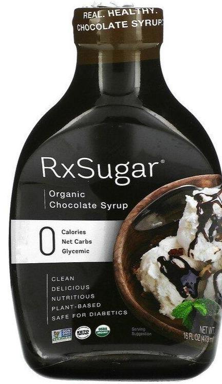 RxSugar, Organic Keto Certified Chocolate Syrup, 473 ml - Mom it KeTo Go