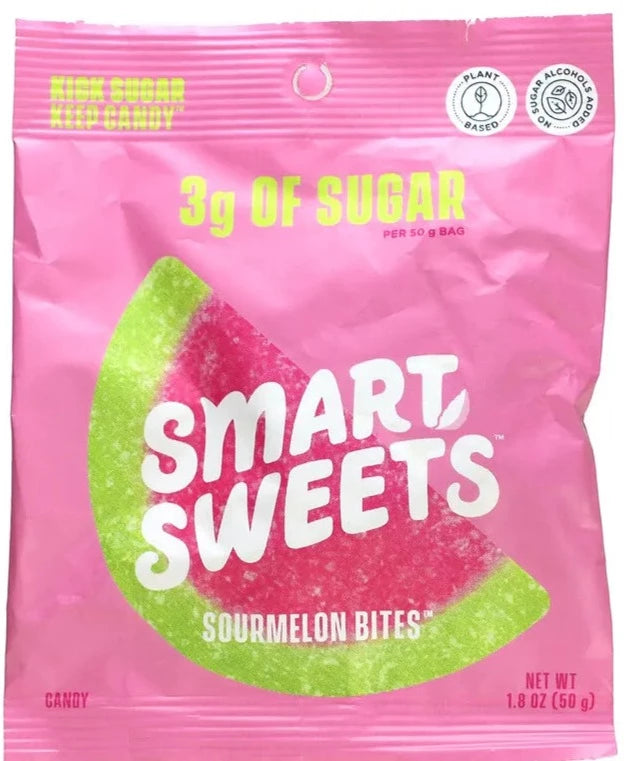 Smart Sweets, Sourmelon Bites, 50 g - Mom it KeTo Go