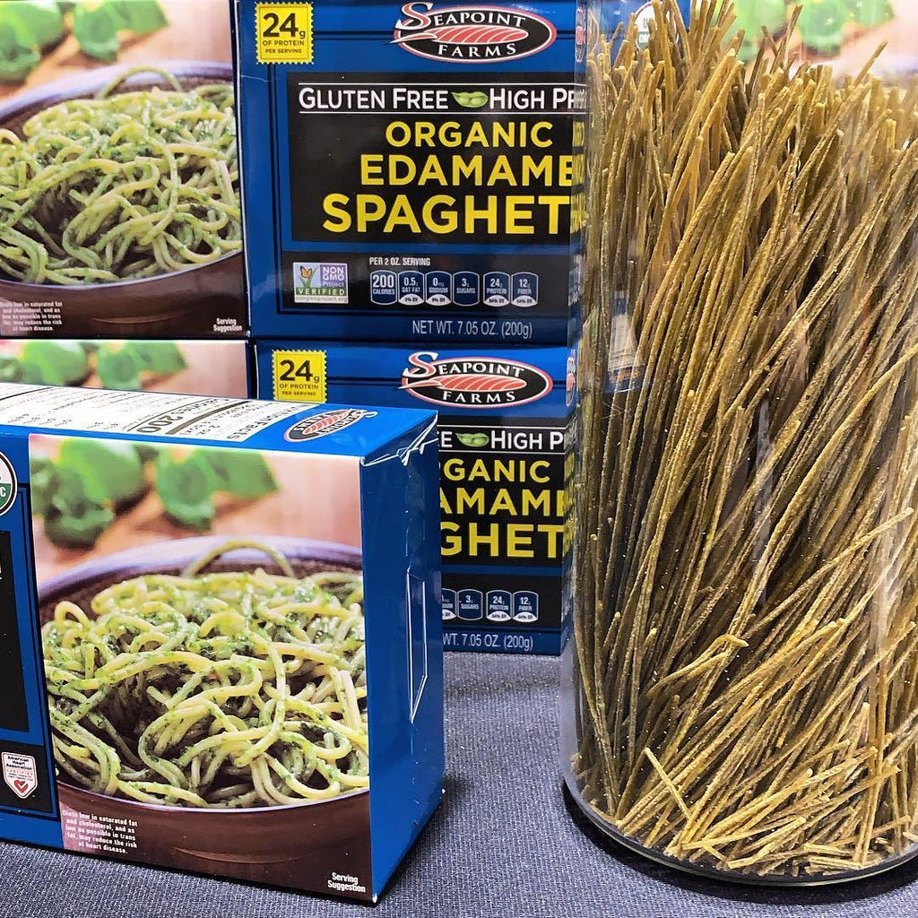 Seapoint Farms, Organic Edamame Spaghetti, 200 g - Mom it KeTo Go
