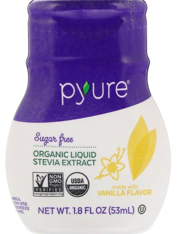 Pyure, Organic Liquid Stevia Extract, Vanilla, 53 m - Mom it KeTo Go