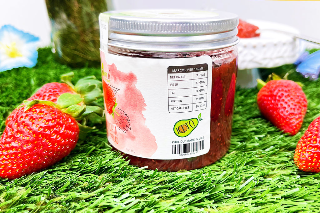 Keto Strawberry Spread (180ml) - Mom it KeTo Go