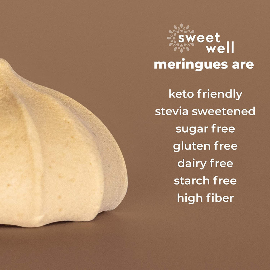 Sweetwell, Keto Bites, Sugar Free, Gluten Free, Coffee Meringue, 40 g - Mom it KeTo Go
