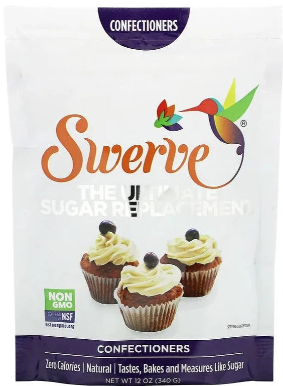 Swerve, Diabetes Friendly, Gluten Free, Keto, The Ultimate Sugar Replacement, Confectioners, 340g - Mom it KeTo Go