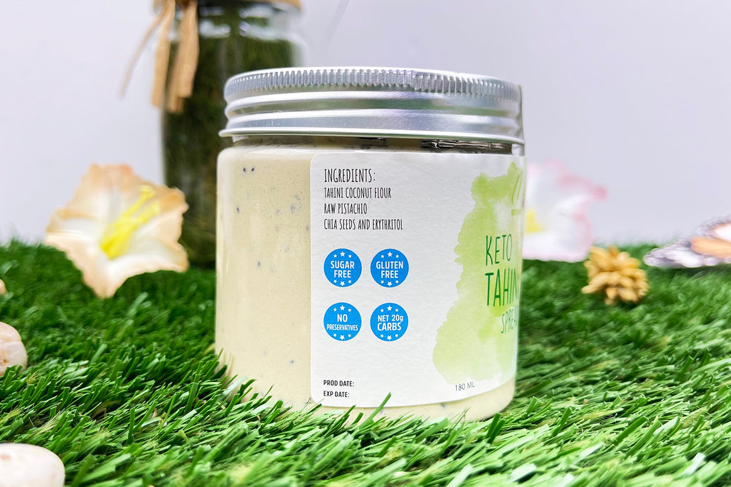 Keto Tahini Spread (180ml)- حلاوة كيتو الطحينية للدهن - Mom it KeTo Go
