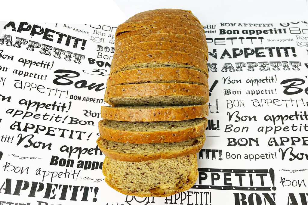 Keto Bread Toast Loaf with Gluten 375g (Sliced) - كيتو خبز توست رغيف مع الغلوتين 375 جم (شرائح) - Mom it KeTo Go