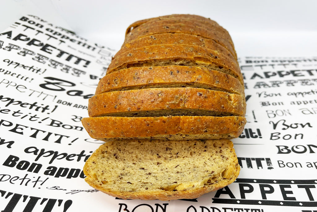 Keto Bread Toast Loaf with Gluten 375g (Sliced) - كيتو خبز توست رغيف مع الغلوتين 375 جم (شرائح) - Mom it KeTo Go