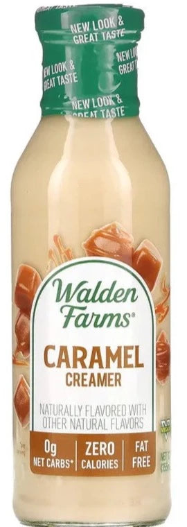 Walden Farms, Sugar Free, Far Free, No Carb, Coffee Creamer, Caramel, 355 ml - Mom it KeTo Go